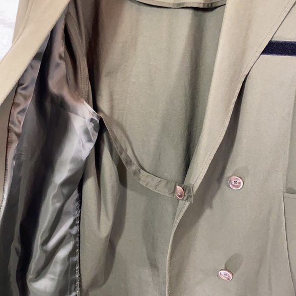 Bonnie Alex army green long jacket size 66 - Picture 14 of 14